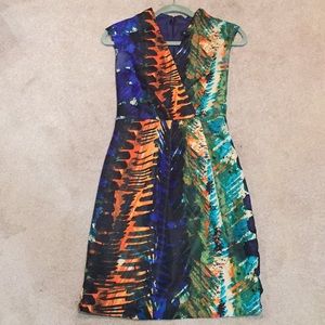 Multi Color mid length Dress